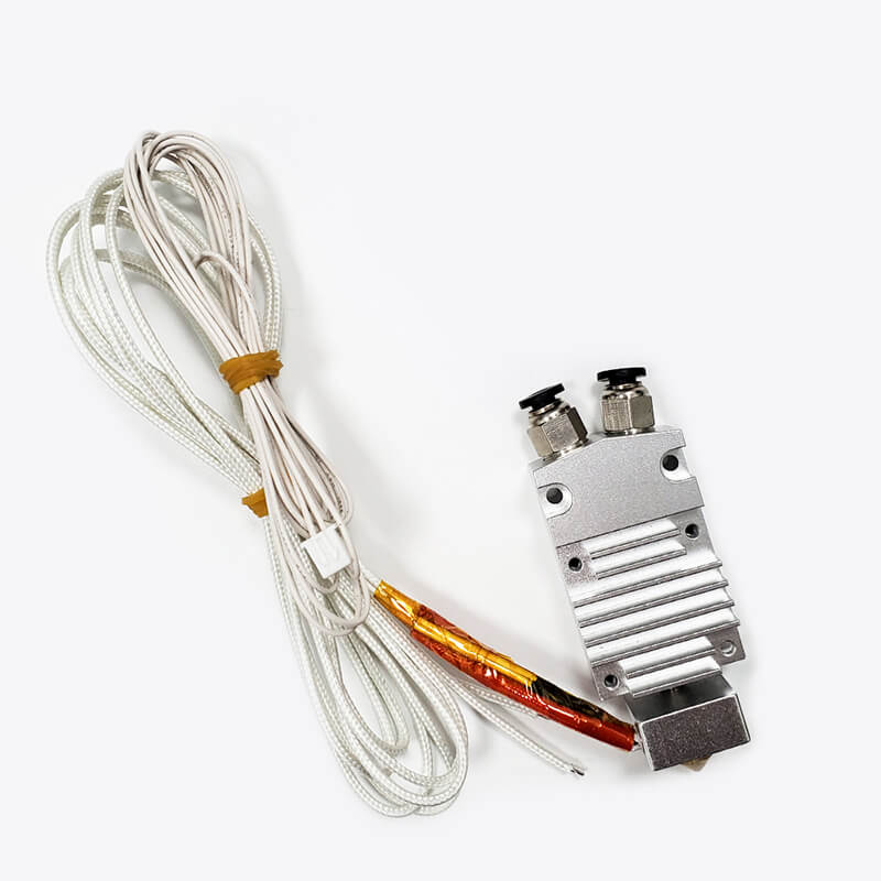 Tronxy 3D Printer 2-In-1-Out Extrusion Head 2E Series 3D Printing Dual Extrusion 3D Printer Accessories 3D Printing Upgrades Thermistor Heating Tube