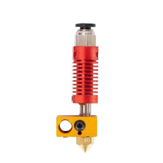 Tronxy 3D Printer 1.75mm Extruder Orange Hotend 0.4mm Nozzle 3D Printer Accessories Hotend Upgrade Kit Aluminum Heating Block Compatible 3D Printer Parts