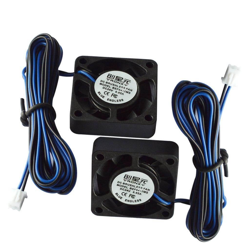 Tronxy 3D Printer 24V Extruder Fan Mainboard Radiator 40x40x10mm 3D printing accessories cooling fan for 3D printer Tronxy fans 3D printer upgrade parts