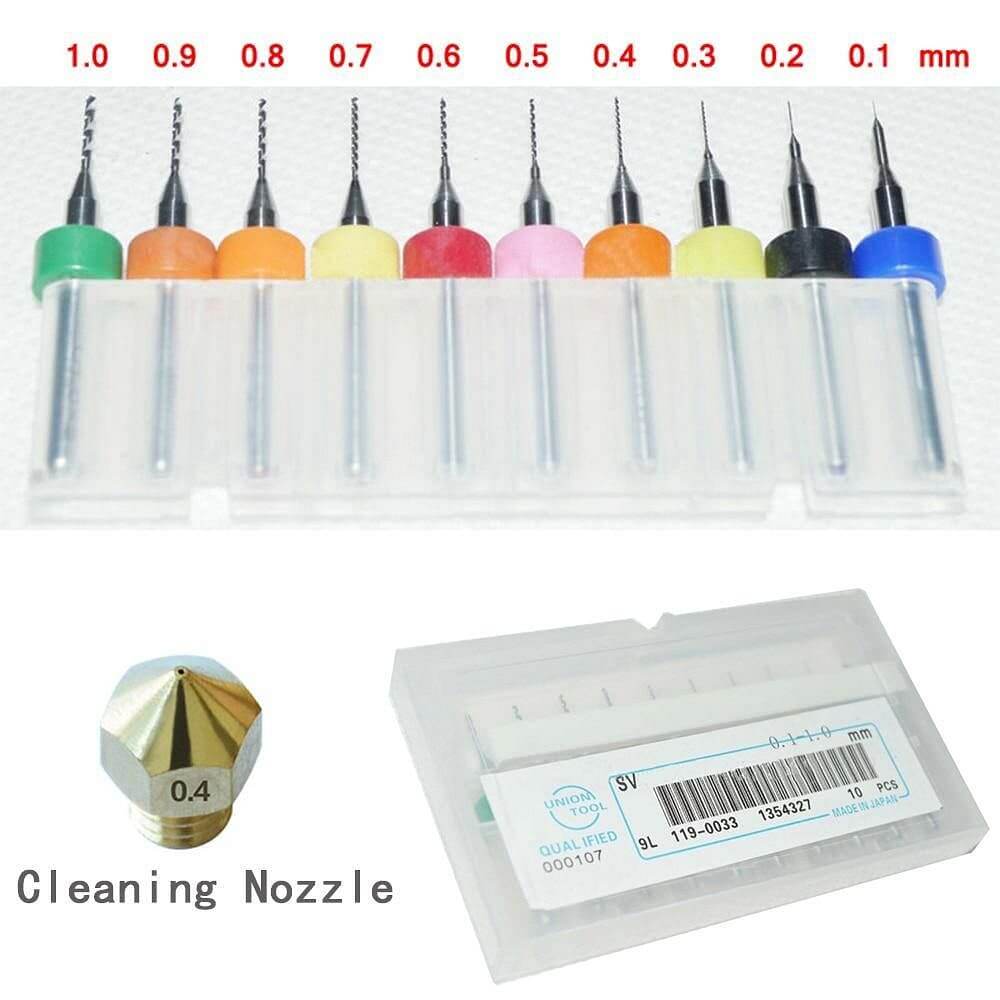 Tronxy 3D Printer Cleaning Needle For 3D Printing Nozzle Clearance Tools  Size 0.1-1.0mm Free shipping - AliExpress