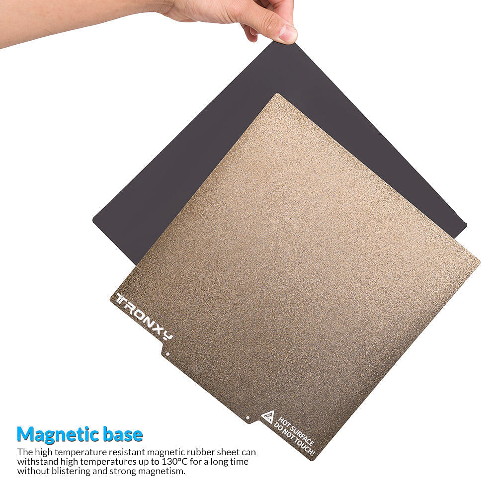 Pour imprimante 3D Hot Bed Sticker Plate-forme flexible plaque magnétique  plaque inférieure