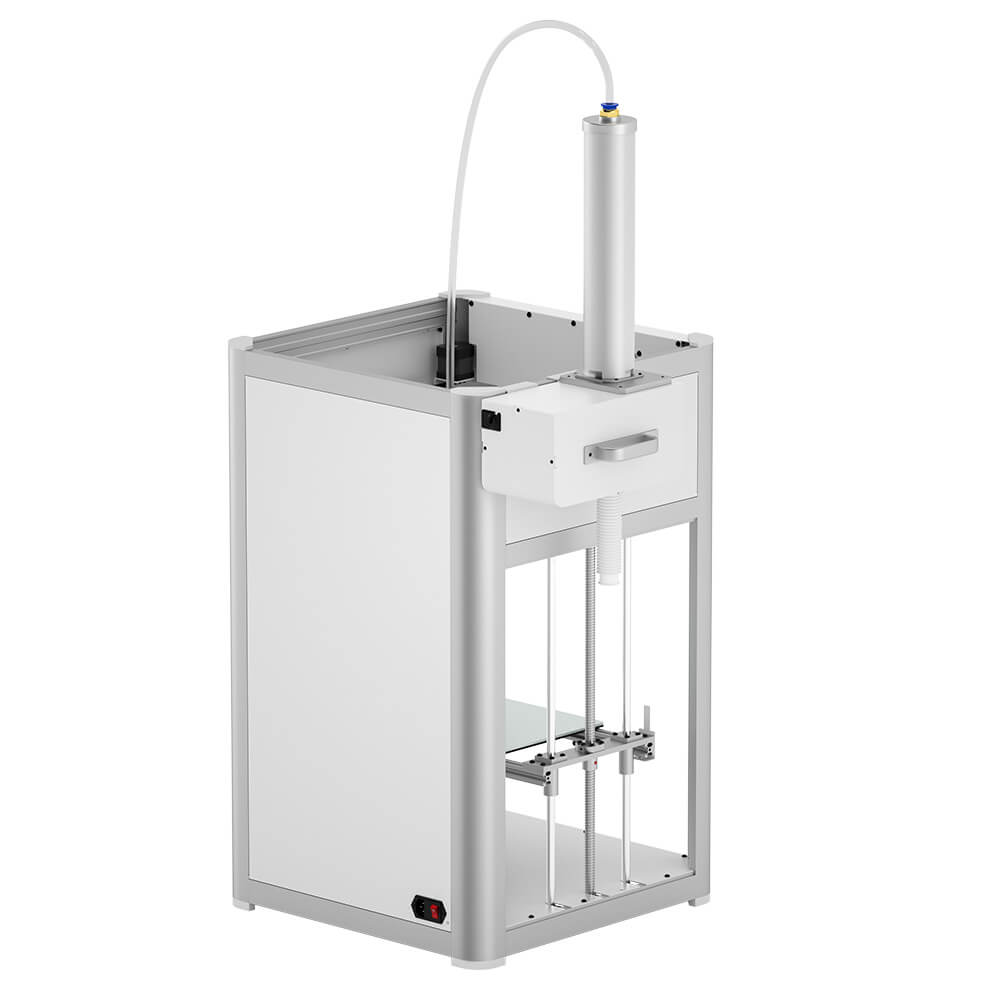 Tronxy Moore X2540 Clay 3D Printer Fully Assembled with Enclosure Aluminum Barrel Feeding System Electric Putter Ceramic Printing Size 250x250x400mm - Tronxy3dprinter.com