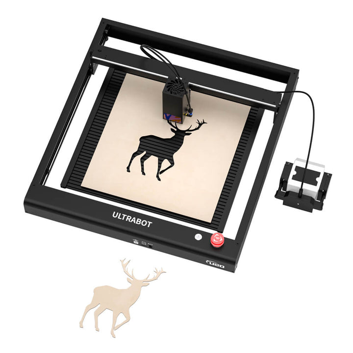 Tronxy Ultrabot U20 Laser Engraver 20W Diode Laser Desktop Laser Cutter DIY Laser Machine Engrave on Metal Wood Leather Acrylic Quad Core Laser