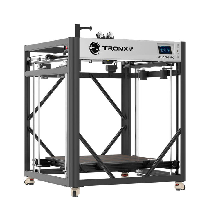 Tronxy VEHO 600 Pro 2E Multicolor 2-In-1-Out Dual Extruder Large Size Direct Drive 3D Printer 600x600x600mm