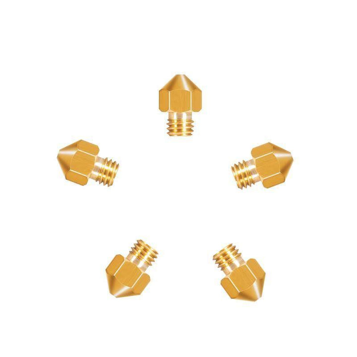 Tronxy 3D Printer MK8 Copper Nozzle High Temperature Model with Extruder Nozzle Size 1.2mm 1.5mm 1 piece or 5 pieces 0.4mm, 0.6mm, 0.8mm Stainless Steel 5 Pieces