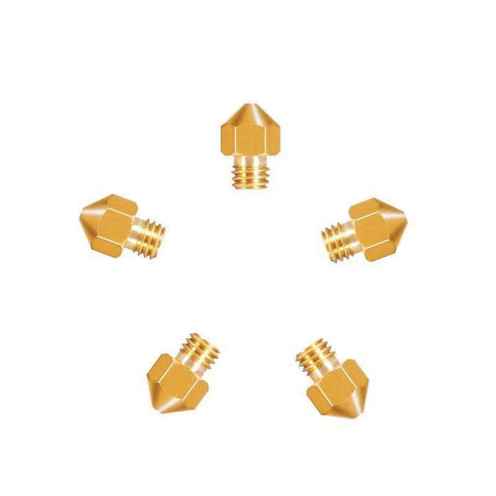 Tronxy 3D Printer MK8 Copper Nozzle High Temperature Nozzle 1.2mm Extruder 1.5mm Nozzle 2.85mm Print Head Stainless Steel Nozzles 3D Printing Accessories