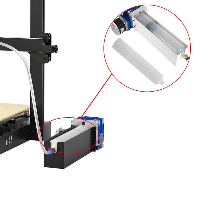 Tronxy Barrel Moore Clay Series 3D Printing Accessories Clay 3D Printer Feeding System Ceramic Printing 0.5L Capacity Tronxy 3D Printer