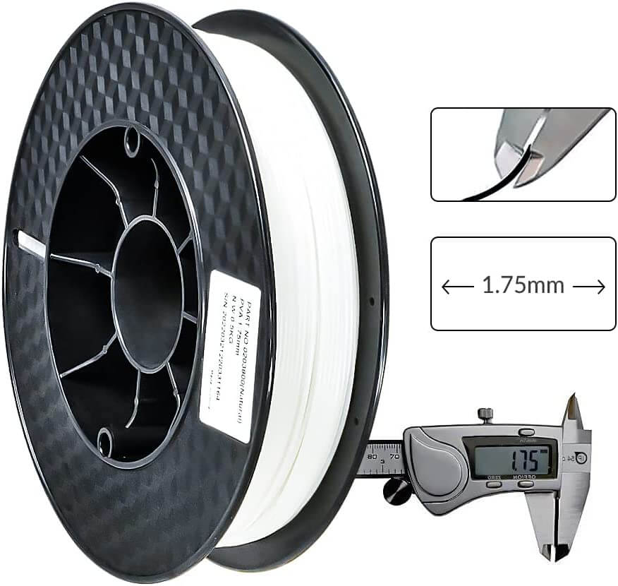Support Filament Tronxy PVA Filament: Water-Soluble 3D Support Filament