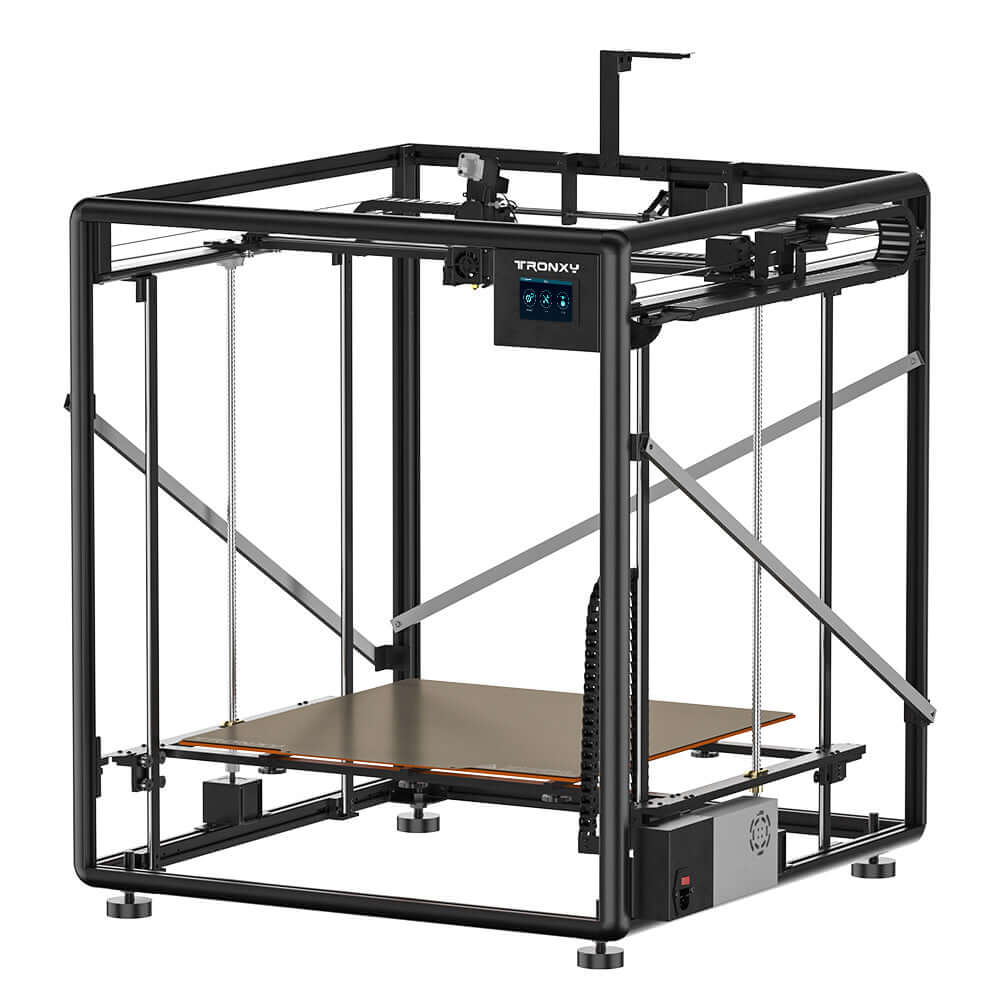 Tronxy VEHO 600 Large 3D Printer Direct Drive 3D Printer Silicone Heated Bed Beginner 3D Printer PEI Heated Bed Plate Auto Leveling Dual Fan Cooling