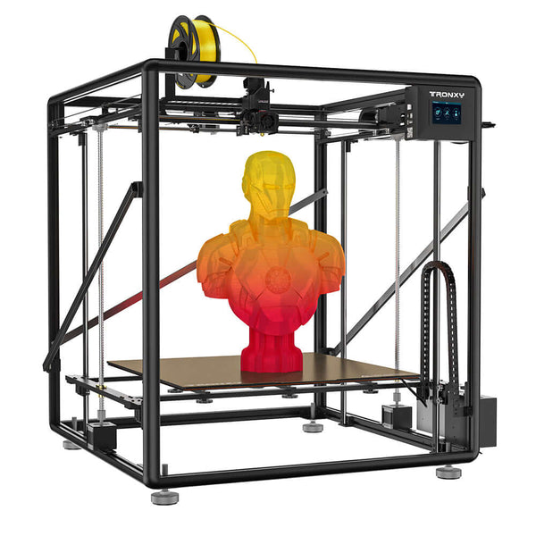 Tronxy VEHO 600 Large 3D Printer Direct Drive 3D Printer Silicone Heated Bed Beginner 3D Printer PEI Heated Bed Plate Auto Leveling Dual Fan Cooling