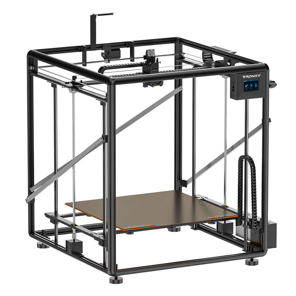 Tronxy VEHO 600 Large 3D Printer Direct Drive 3D Printer Silicone Heated Bed Beginner 3D Printer PEI Heated Bed Plate Auto Leveling Dual Fan Cooling