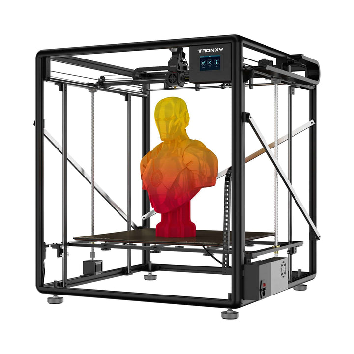 Tronxy VEHO 600 Large 3D Printer Direct Drive 3D Printer Silicone Heated Bed Beginner 3D Printer PEI Heated Bed Plate Auto Leveling Dual Fan Cooling