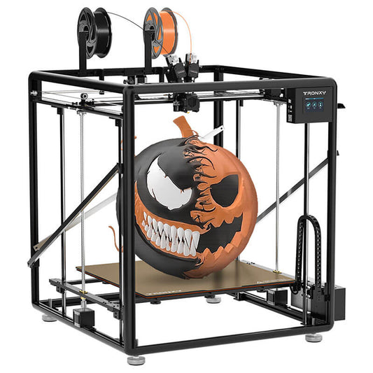 Tronxy VEHO 600 3D Printer Dual Extruder Direct Drive Large Format Printing Multicolor Printing Silicone Heated Bed Auto Leveling