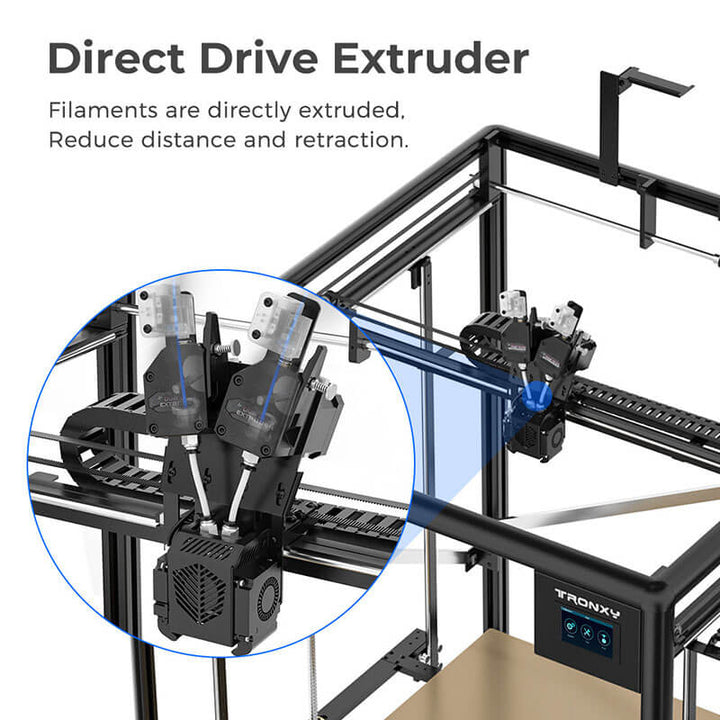 Tête d'impression assemblée par buse MK8 Extruder 1.75mm 0.4mm pour imprimante  3D