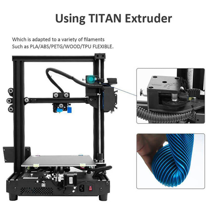 Tronxy XY-2 PRO TITAN with Titan Extruder 3D Printer DIY Kit 255x255x245mm Tronxy 3D Printer | Tronxy XY2 3D Printer | Tronxy XY 2 3D Printer