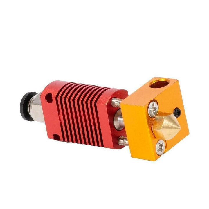 Tronxy 3D Printer 1.75mm Extruder Orange Hotend 0.4mm Nozzle 3D Printer Accessories Hotend Upgrade Kit Aluminum Heating Block Compatible 3D Printer Parts
