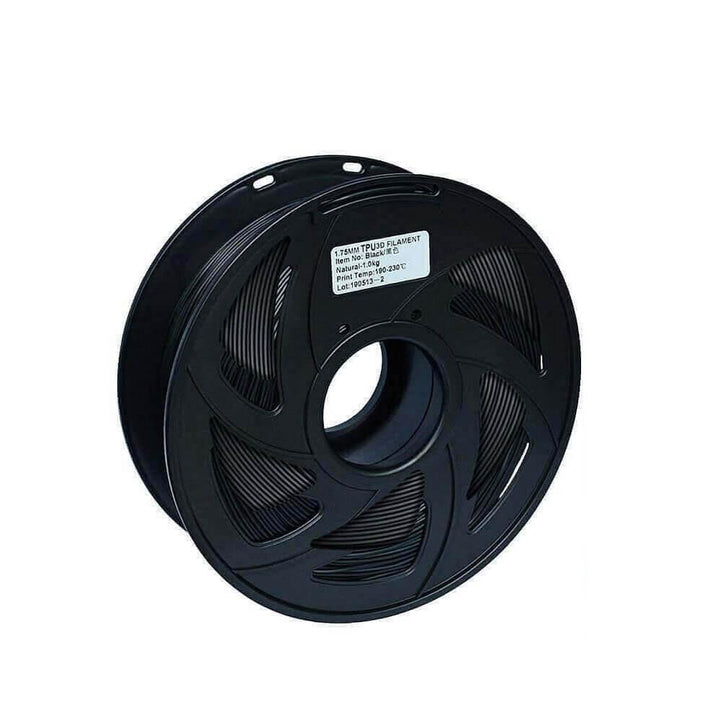 Tronxy 3D Printer 3D Flexible Black TPU Filament 1.75 mm 2.2 LBS (1KG) Tronxy 3D Printer | Tronxy Large 3D Printer | Tronxy Large Format Veho 600 800 1000