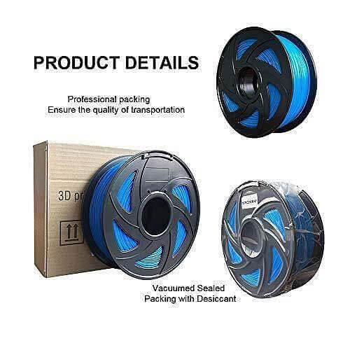 Tronxy 3D Printer TPU Filament Flexible Filament 1.75 mm Filament 3D Printing Materials Low-Odor Filament Environmental Friendly Filament 3D Printer Accessories