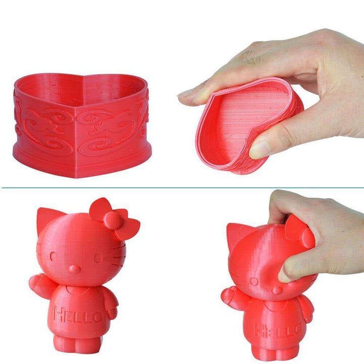 Tronxy 3D Printer 3D Flexible Red TPU Filament 1.75 mm 2.2 LBS (1KG) –