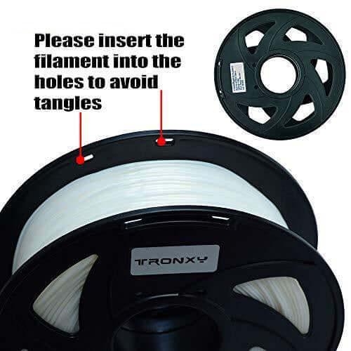Tronxy 3D Printer TPU Filament 3D Printing Materials Flexible Filament 1.75 mm Filament Low Odor Filament Environmental Friendly Filament High Compatibility Filament