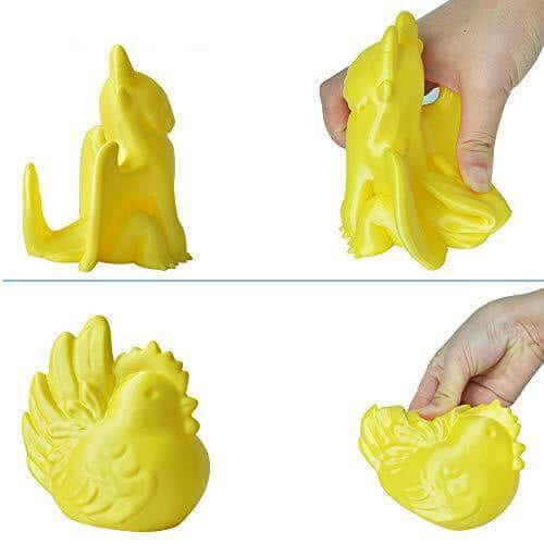 Tronxy 3D Printer 3D Flexible Yellow TPU Filament 1.75 mm 2.2 LBS (1KG) - Tronxy 3D Printing - Best 3D Printer for Beginners