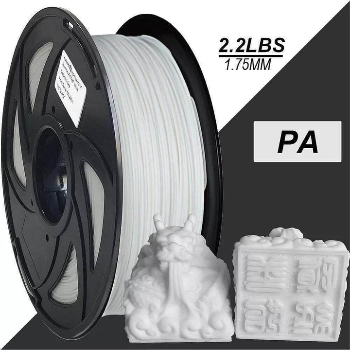 Tronxy 3D Printer 3D Printing White Nylon Filament 1.75 mm, 2.2 LBS (1KG) - Tronxy 3D Printing - Best 3D Printer for Beginners
