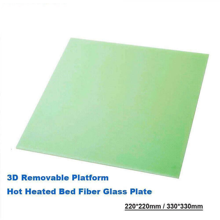 Tronxy 3D Printer 3D Removable Platform Hot Heated Bed Fiber Glass Plate - Tronxy 3D Printing - Best 3D Printer for Beginners