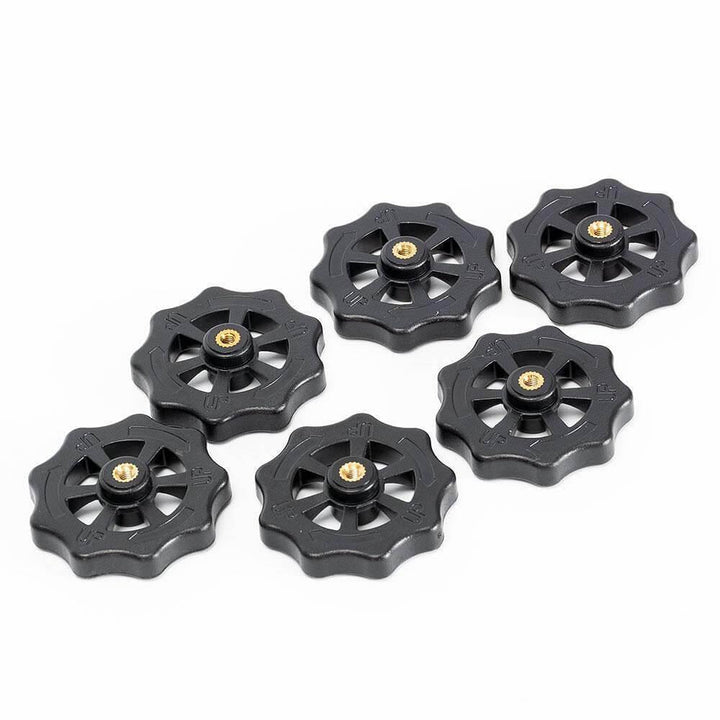 Tronxy 3D Printer 6PCS M3 Adjusting Screws Nuts Heat Bed Leveling Knob Parts with Silicone Solid Spacer 3D Printers Print Platform Screw Calibration Accessories Tronxy 3D Printer | Tronxy Large 3D Printer | Tronxy Large Format Veho 600 800 1000 3D Printer