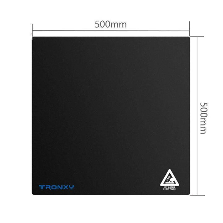 Tronxy 3D Printer Heated Bed Stickers X5SA-500 Series 3D Printing Accessories 500x500mm Heated Bed Printer Hotbed Protection Model Adhesion 3D Printer Upgrade