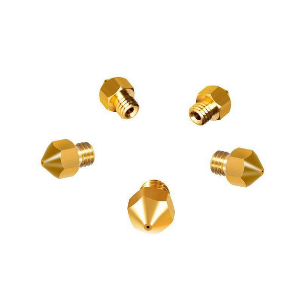 Tronxy 3D Printer MK8 Copper Nozzle with Extruder Nozzle Size 0.2mm 0.3mm 0.4mm (5pcs) - Tronxy 3D Printing - Best 3D Printer for Beginners