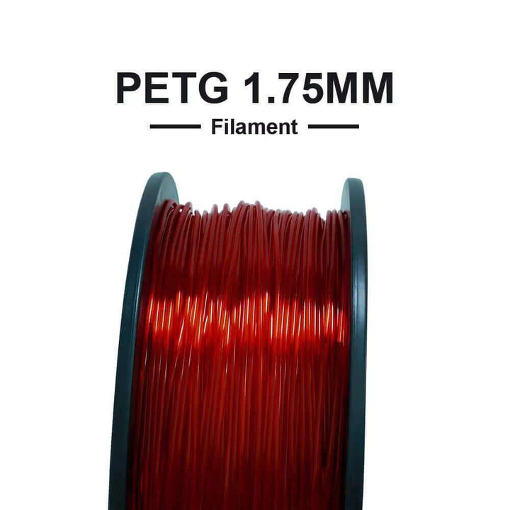 Tronxy 3D Printer PETG filament 3D printing filament 1.75mm filament transparent red filament 3D printer supplies high-performance PETG 1 KG spool