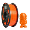 Impressora 3D Tronxy Filamento de impressão 3D PETG 1,75 mm, 1 KG (2,2 lbs) Impressora 3D de carretel (laranja transparente)