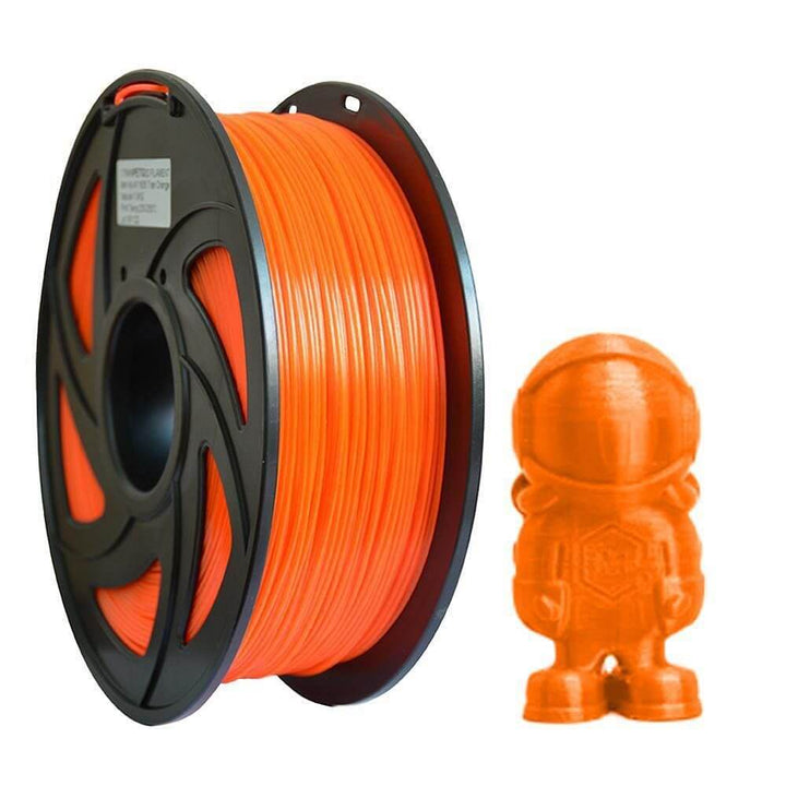 Tronxy 3D Printer PETG 3D Printing Filament 1.75mm, 1 KG （2.2lbs）Spool 3D Printer (Transparent Orange) Tronxy 3D Printer | Tronxy Large 3D Printer | Tronxy Large Format Veho 600 800 1000