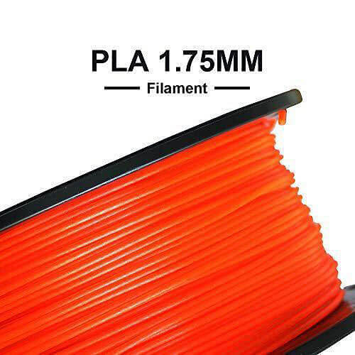 Tronxy 3D Printer PETG 3D Printing Filament 1.75mm, 1 KG （2.2lbs）Spool 3D Printer (Transparent Orange) Tronxy 3D Printer | Tronxy Large 3D Printer | Tronxy Large Format Veho 600 800 1000