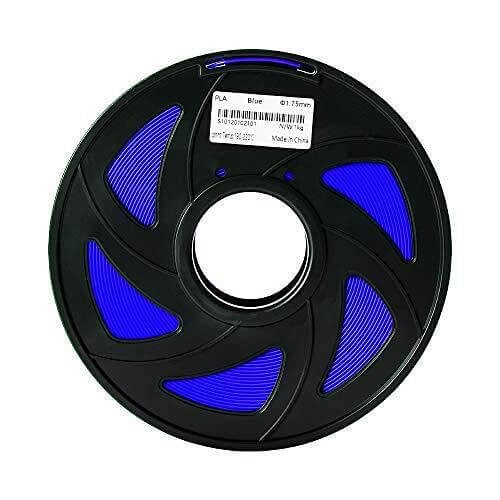 Tronxy 3D Printer PLA Silk Filament 1.75mm 3D Printing Consumables 1kg Spool (2.2lbs), Dimensional Accuracy +/- 0.05 mm, Fit Most FDM Printer (Blue) Tronxy 3D Printer | Tronxy Large 3D Printer | Tronxy Large Format Veho 600 800 1000