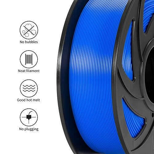 Tronxy 3D Printer 3D Flexible Blue TPU Filament 1.75 mm 2.2 LBS (1KG) –