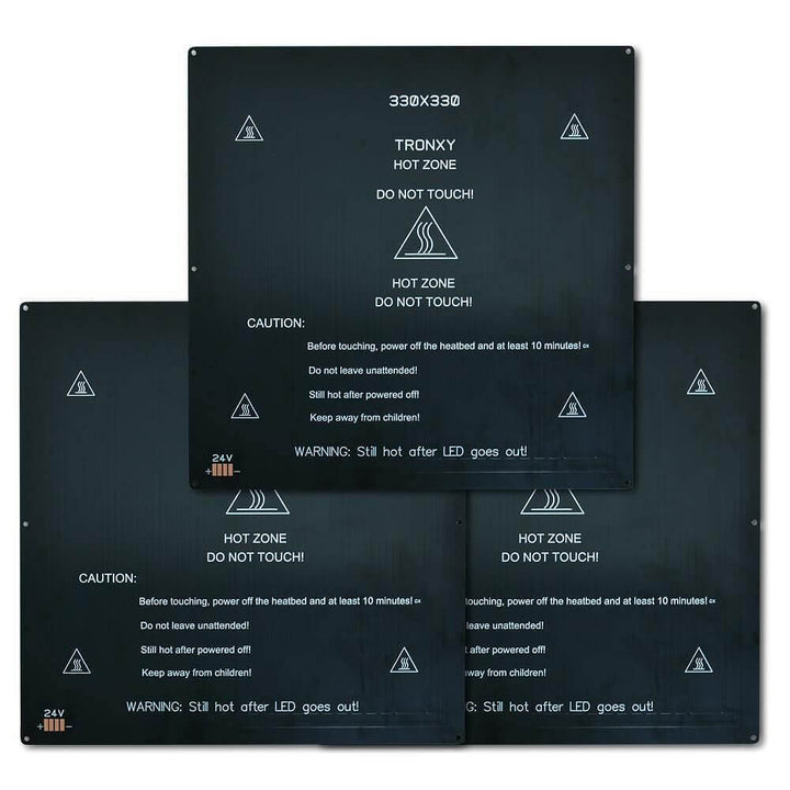 Tronxy 3D printer heated bed aluminum alloy 24V heated bed 3D printer parts large format 3D printer 3D printing accessories Tronxy printer upgrades