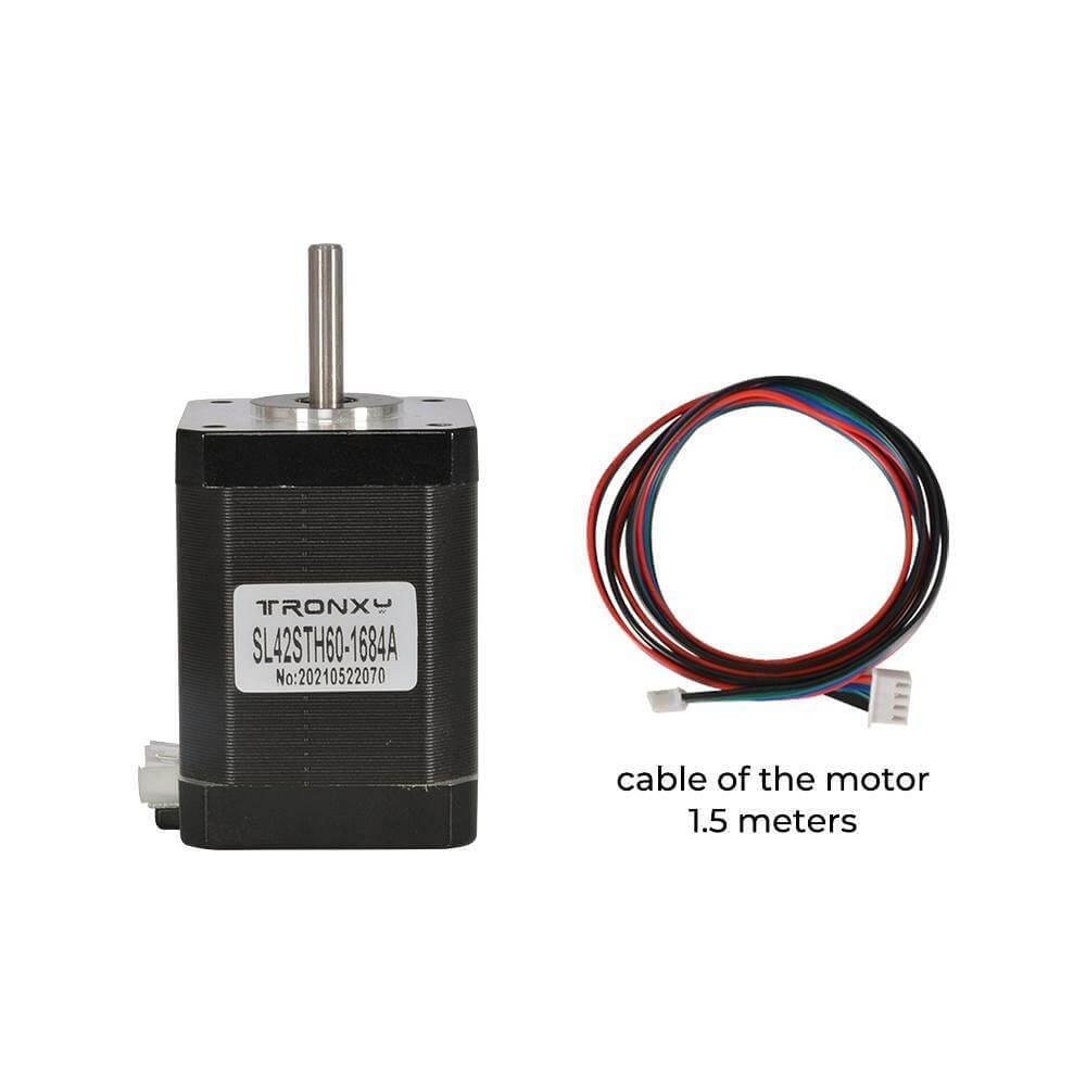Tronxy 3D printer parts SL42STH60-1684A motor 3D printer motor Tronxy motor with cable X5SA-500 compatible motor 1.5m cable motor 3D printing accessories stepper motor for 3D printers