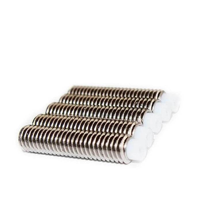 Tronxy 3D Printer Parts Teflon Throat Nozzle Steel Extruder Nozzle 3D Printing Accessories Replaceable Printer Nozzles 3D Filament Support Printer Upgrading Parts High-Quality Extruder Components
