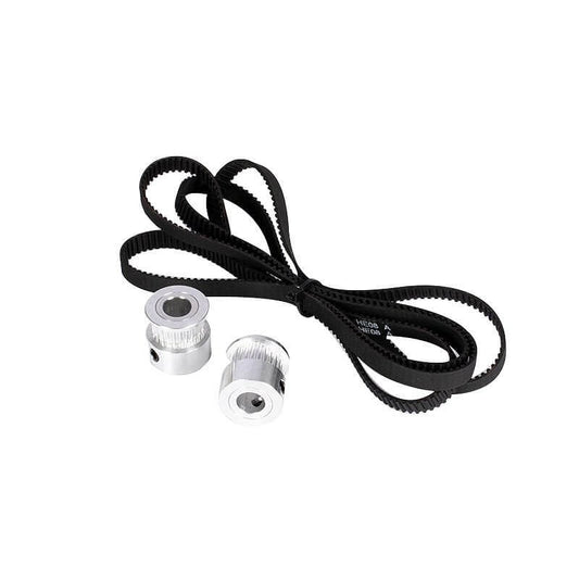 Tronxy 3D Printer Parts Z-Axis GT2 Timing Belt Synchronous Wheel Kit 24/20 Teeth Pulley X5SA 3D Printer Timing Belt Pulley Kit 1068Mm 1210Mm 1440Mm Belt 3D Printer Accessories