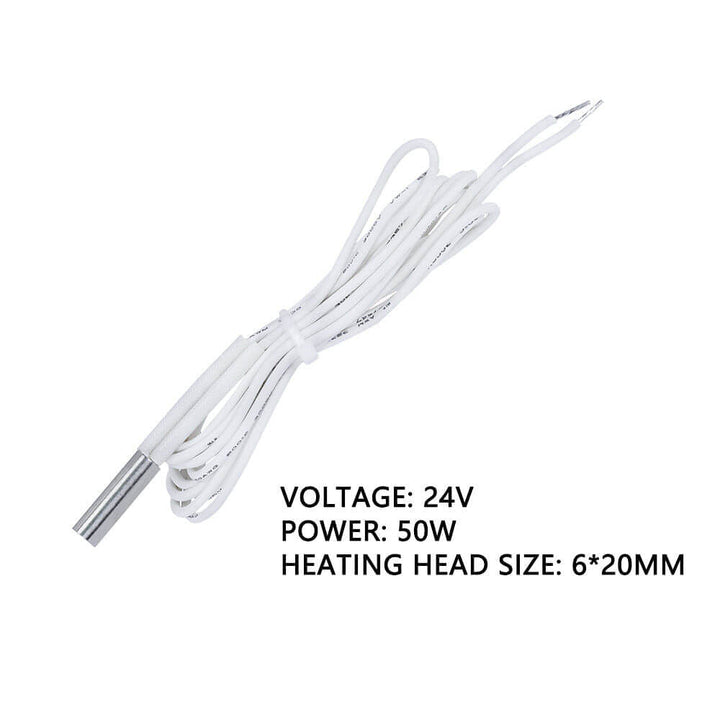 Tronxy 3D Printer nozzle heating rod 24V 50W heating rod 3D printer parts 3D printer accessories heating tube 3D printer extruder 3D printing upgrades