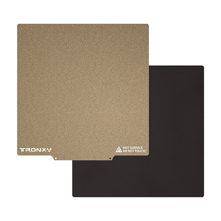 Tronxy 3D printer PEI sheet magnetic build plate hot bed sticker spring steel plate 3D printing accessories high temperature resistance flexible printing surface