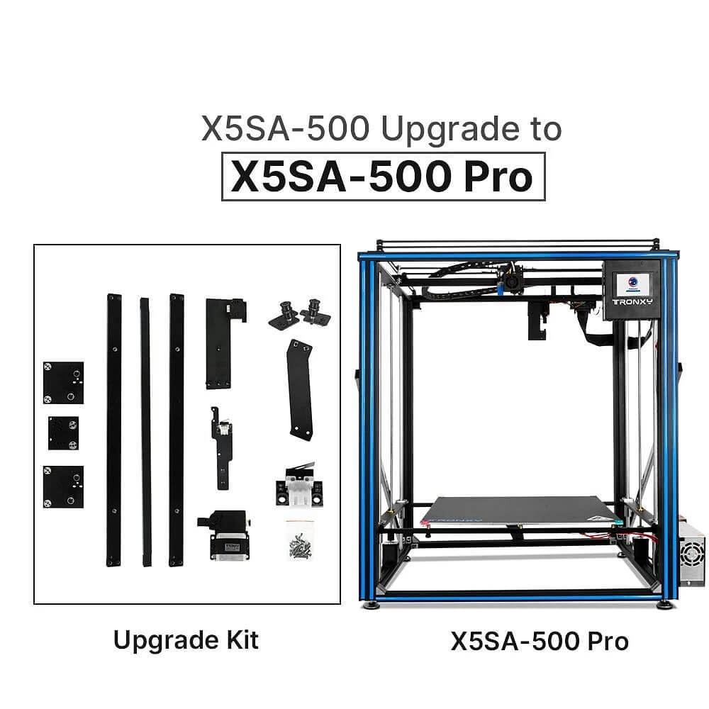 Tronxy 3D Printer X5SA-500 PRO Upgrade Kit 3D printing accessories Titan Extruder TPU flexible filament X5SA-500 to X5SA-500 Pro 3D printer upgrade kits high quality print parts