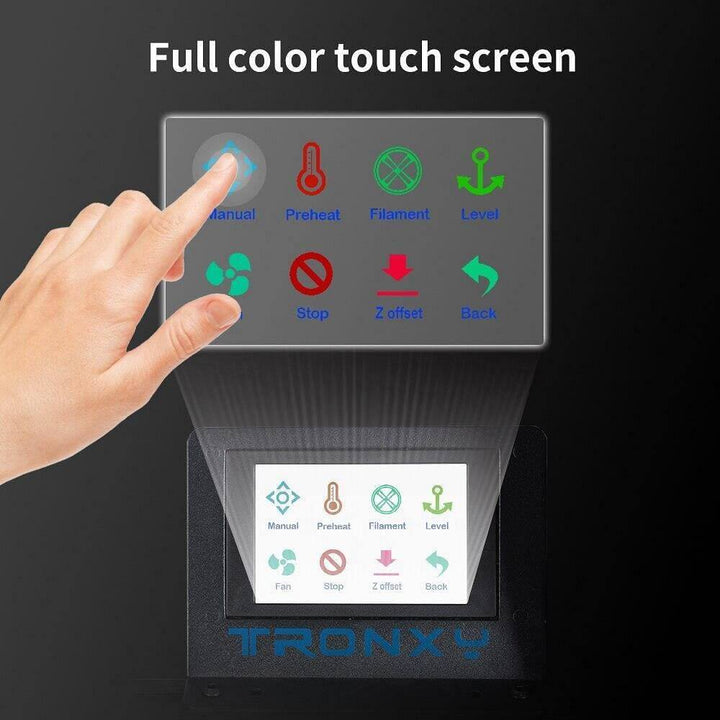 Tronxy 3D Printer Smart Controller Display 3.5 Inch Touchscreen XY-2 Pro Accessories X5SA Printer Parts 3D Printing Accessories Touch Screen Display For 3D Printer Tronxy Printer Suitable Models