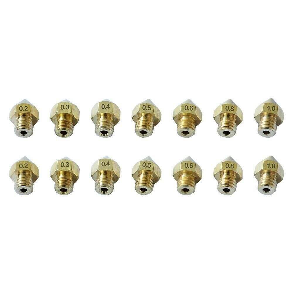 Pnzxi 6-in-1 3D-Drucker-Düsenwechsel-Werkzeug-Set, Kompatibel Mit MK8, E3D, MK10 Und Anderen Gängigen Druckern