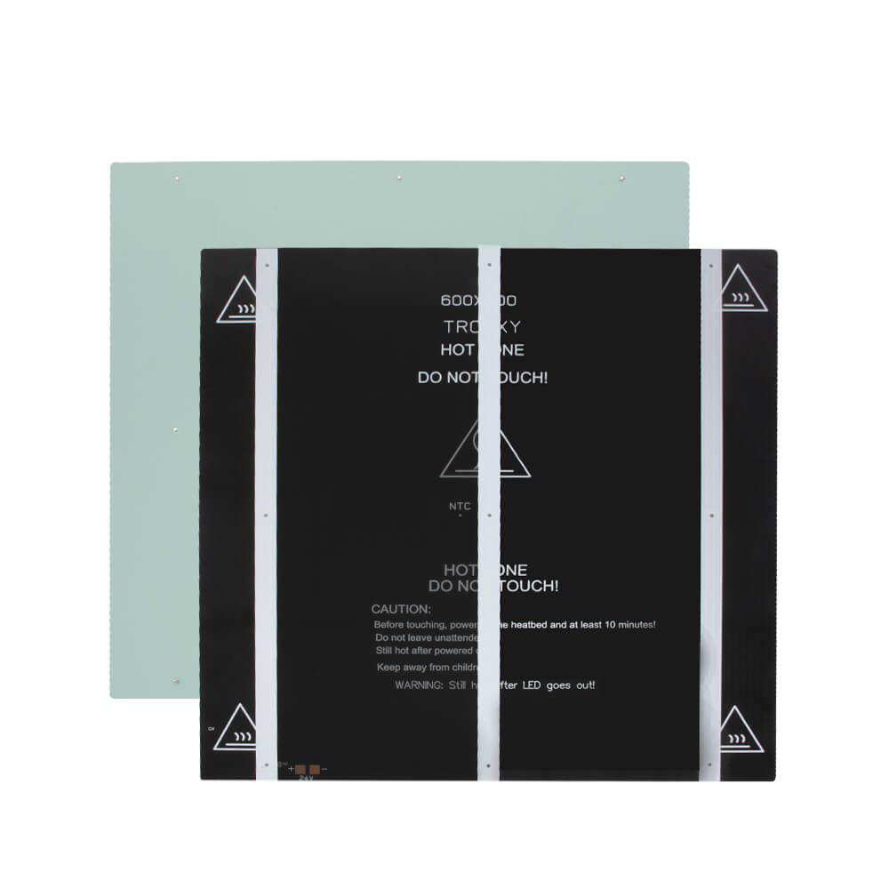 Tronxy 3D printer heated bed aluminum alloy 24V heated bed 3D printer parts 600x600mm heated bed 3D printing accessories Tronxy parts