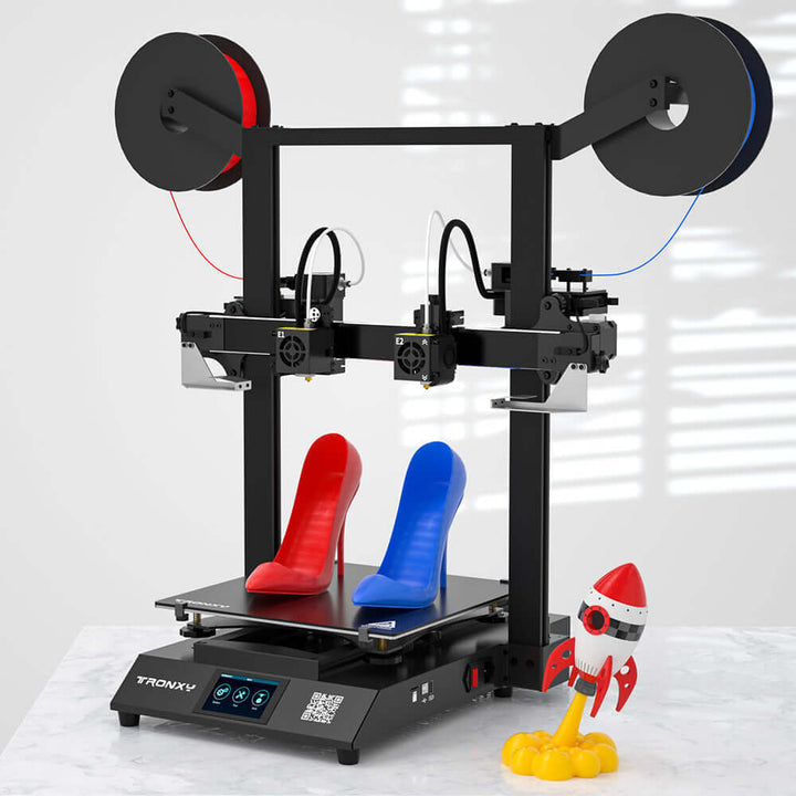 Tronxy Gemini S DIY Dual Extruder IDEX 3D Printer Kit Two Head Multicolor Large FDM 3D Printing Machine 300x300x390mm Tronxy 3D Printer | Tronxy Gemini 3D Printer | Tronxy Idex 3D Printer