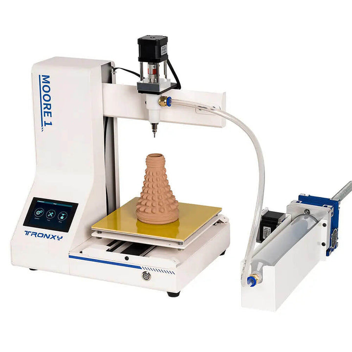 Tronxy Moore 1 Clay 3D Printer Liquid Deposition Molding DIY 3D Printer Kit Ceramic 3D Printer Family Craft Tool Microwave Kiln Molding Technology