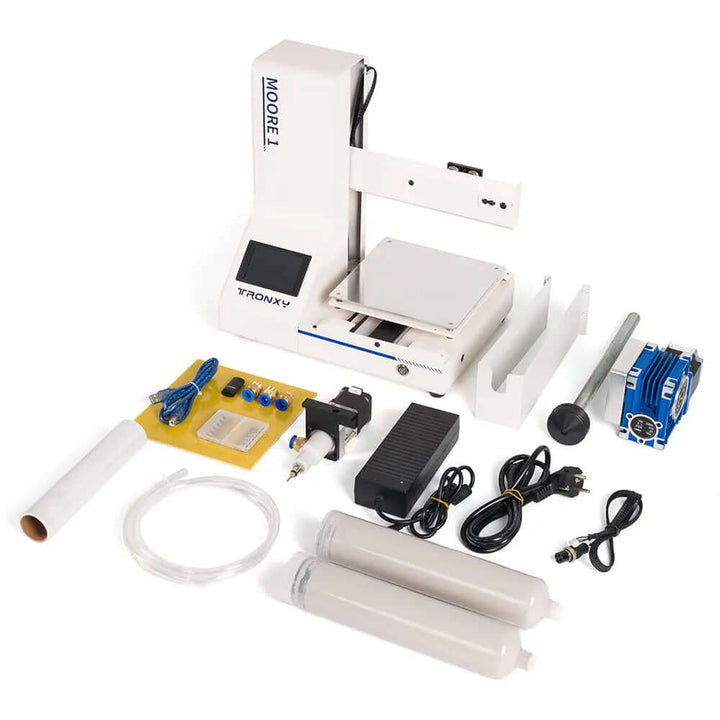 Tronxy Moore 1 Clay 3D Printer Liquid Deposition Molding DIY 3D Printer Kit Ceramic 3D Printer Family Craft Tool Microwave Kiln Molding Technology