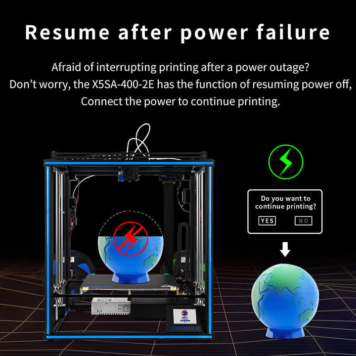 Tronxy X5SA-400 Dual Extruder 3D Printer Large Format 3D Printer FDM 3D Printing 2-in-1-out Nozzle Auto Leveling 3D Printer 3D Printer Kit Titan Extruder